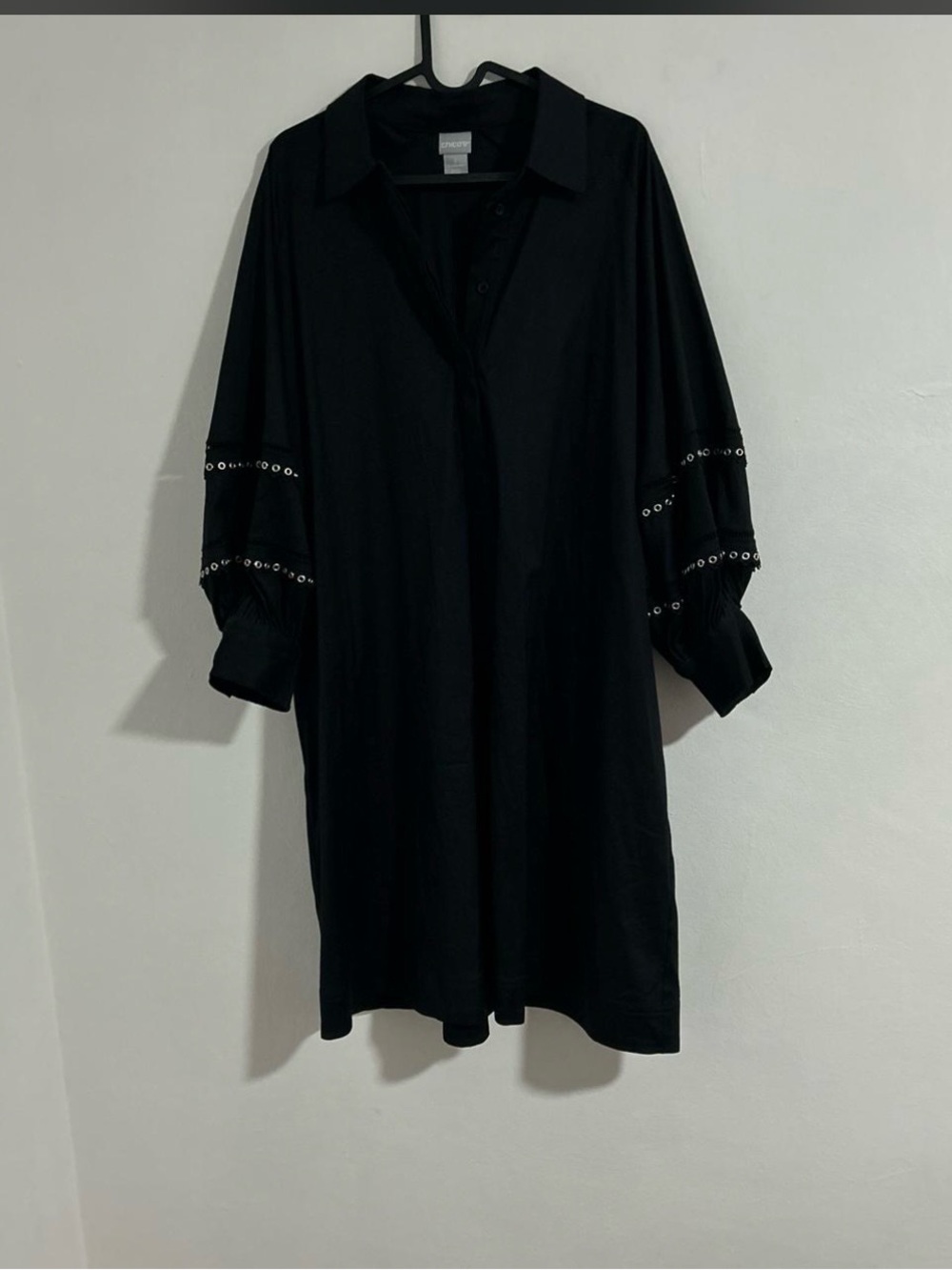 Chico’s black tunic-style dress Size 2